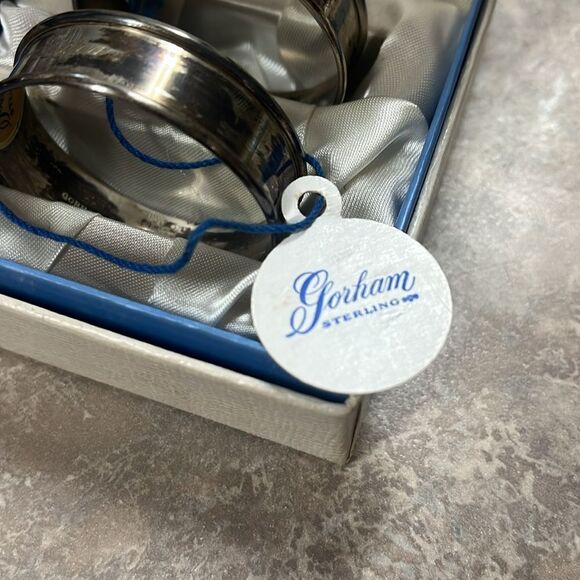 Gorham Sterling Silver Napkin Rings - Picture 3 of 4